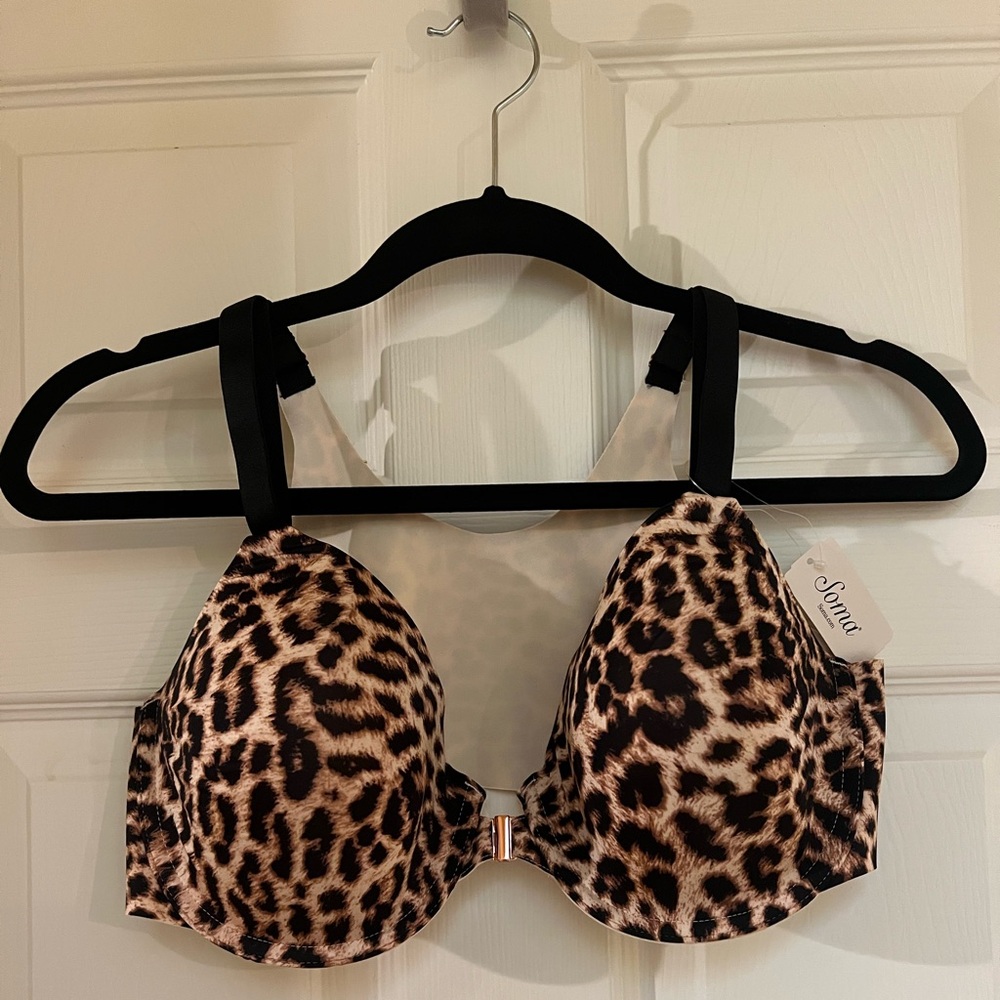 SOMA - NWT Leopard Print Bra